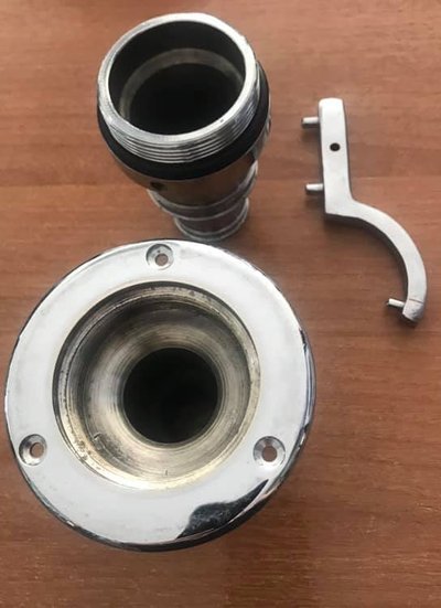 Pis Su Dolum Kapağı Kiti Sarı Üstü Kromaj 38mm