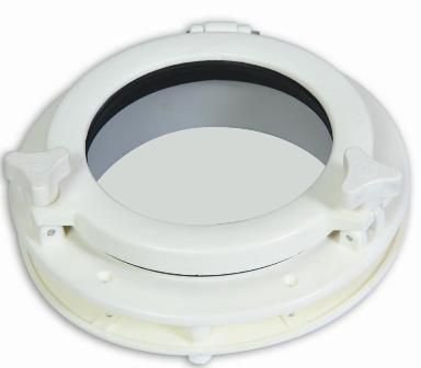 Plastik Lumboz Yuvarlak 26,5 Cm İçten Montaj - BEYAZ