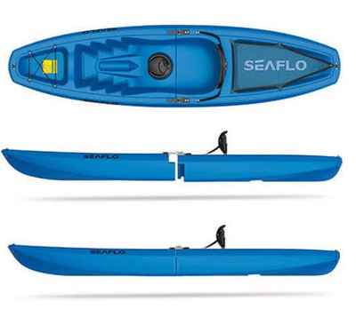 Seaflo Tek Kişilik İki Parçalı Taşınabilir Kano