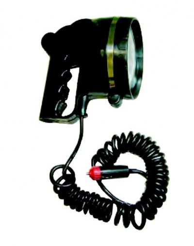 SU GEÇİRMEZ EL PROJEKTÖRÜ SİYAH PLASTİK 12 V