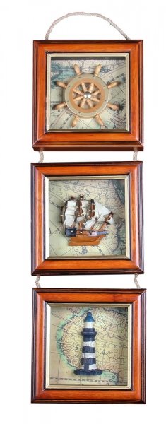 Üçlü dekoratif duvar panosu-3350326