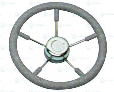 Dümen simidi 350mm gri