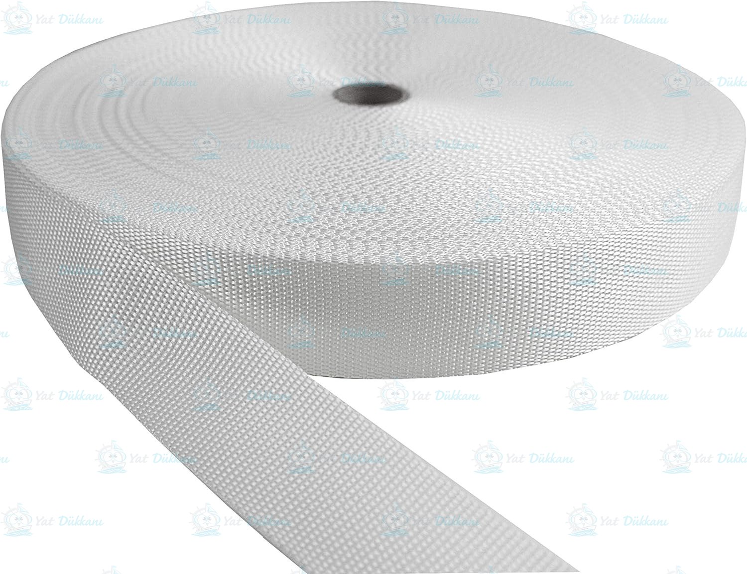 HALAT WEBBING 50mm BEYAZ - Polipropilen Dokuma Kayış
