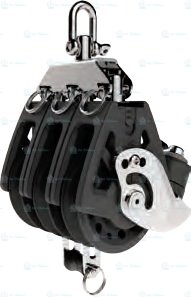 L29927210BK Lewmar MAKARA 72mm ÜÇLÜ BÜLBÜLLÜ CEM KİLİTLİ 10 - 12mm