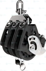 L29927210BK Lewmar MAKARA 72mm ÜÇLÜ BÜLBÜLLÜ CEM KİLİTLİ 10 - 12mm