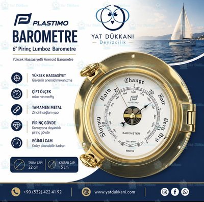 P12762 Plastimo BAROMETRE 6" SARI