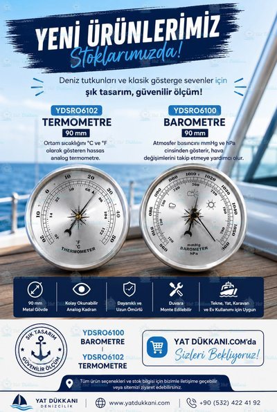 YDSR06100 Barometre 90 mm