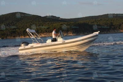 RIB - Top LINE - 650 Sun - Buz Beyaz/Karbon Siyah - Beyaz Döşeme (Beyaz Gövde Rengi) CAPELLI