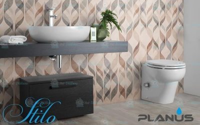 Stilo Plus 24V Beyaz Kısa Taş Taharet Kitli Tuvalet