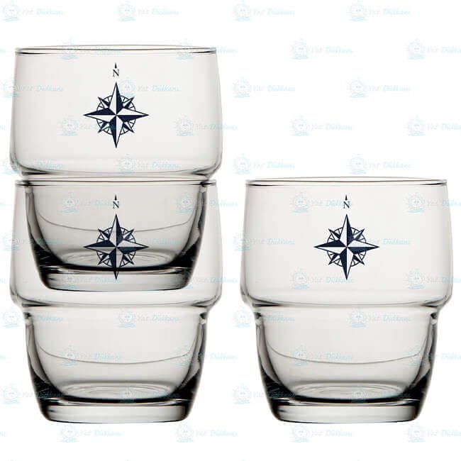 Bardak Seti - iç içe Geçmeli - Northwind - 6 Parça