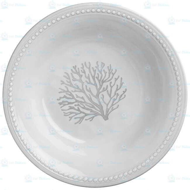 Çukur Tabak Seti - Harmony - Coral - 6 Parça