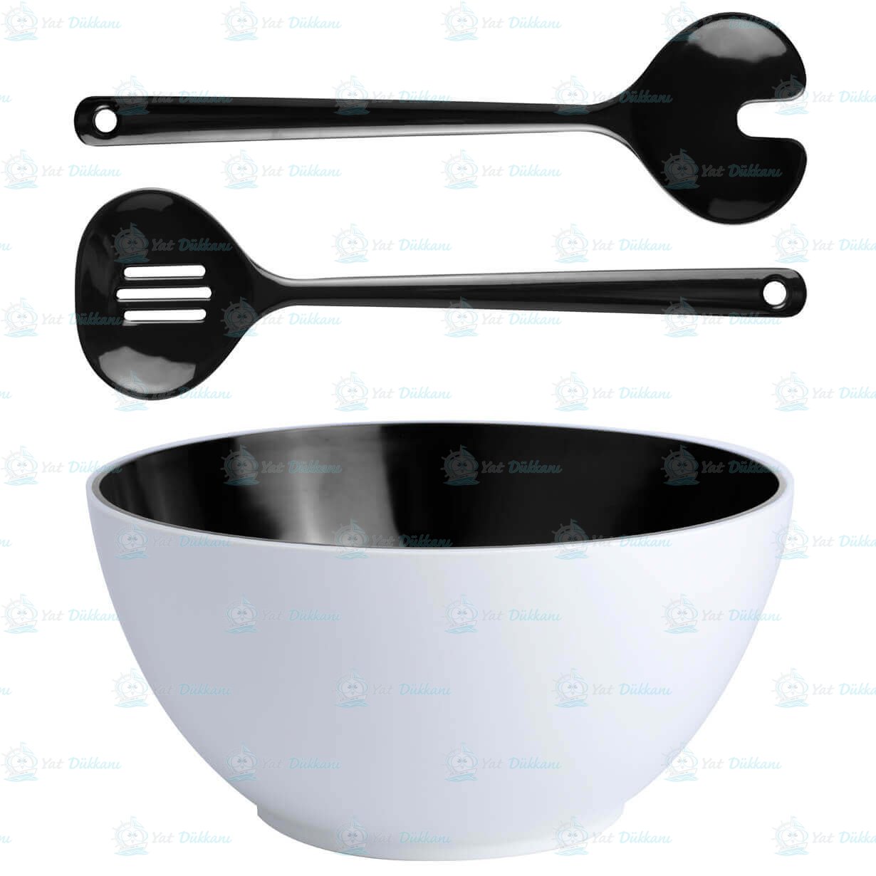 Salata Servis Seti - Summer Black - 3 Parça