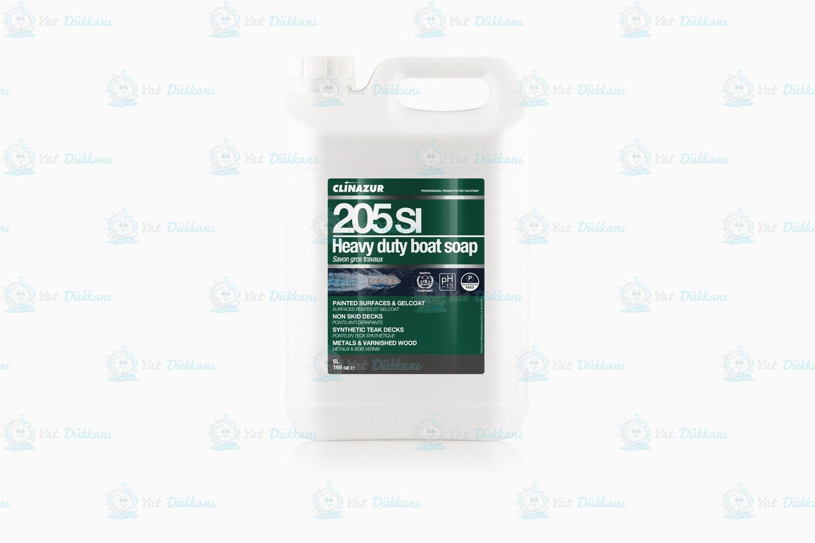 Clin Azur -205SI- Ağır Hizmet Tekne Deterjanı 5 Lt