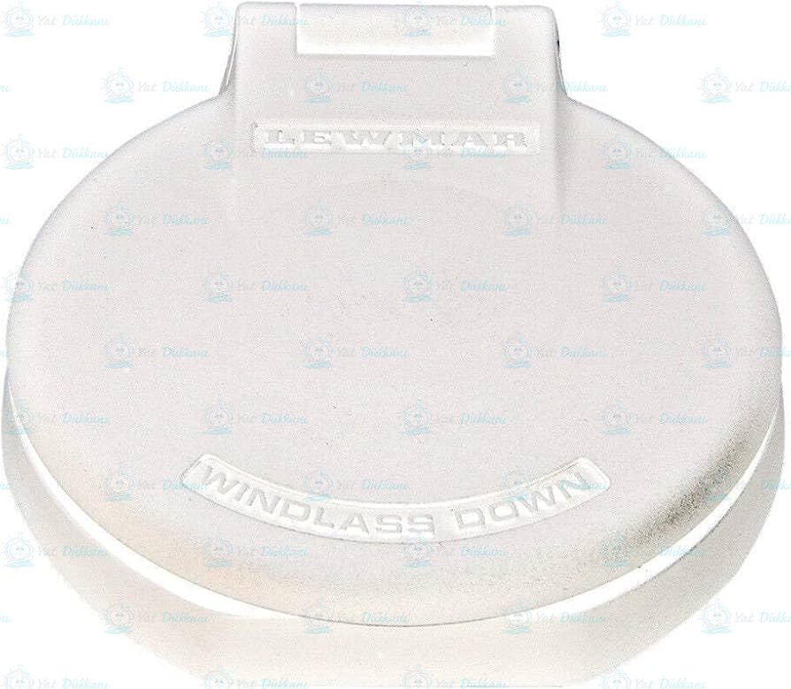L68000918 Lewmar AYAK BUTONU DOWN WHITE 78mm
