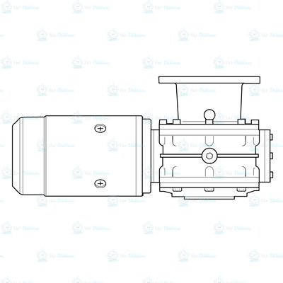 L68000538 Lewmar V2 MOTOR GEARBOX 24V 900W ( 68001037 )