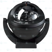 P65734 Plastimo PUSLA OFFSHORE 95 SİYAH BRAKETLİ ( 55376 ) FLAT KART