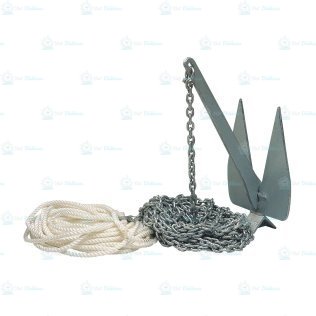 P35206 Plastimo MOORING KIT BRITANY 16KG CHAIN 10mm 25MT RPOE 18mm