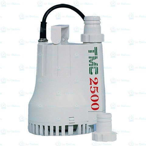 Tmc Sintine Pompası 2500 GPH 24V Üstten Çıkışlı