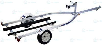 Galvanizli çelik traversli Jet Ski, bot römorku