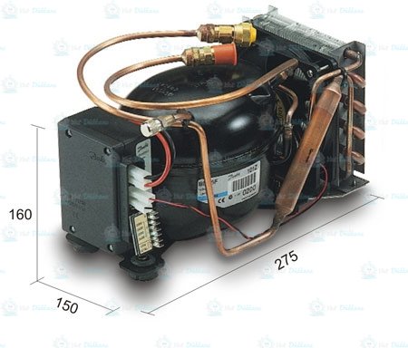 Vitrifrigo soğutma ünitesi /Danfoss Ekovat