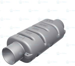 Muffler 40mm vetüs egsoz susturucu