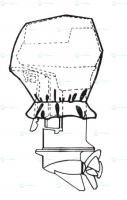 Dıştan takma motor kılıfı 20-30 HP