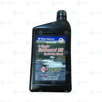 West Marine  4 Zamanlı  10*30 Dıştan Takma Motor Yağı 1lt