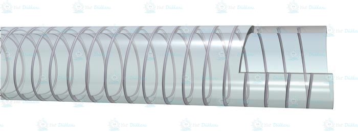 ŞEFFAF TELLİ SU HORTUMU 12 mm - 51 mm arası  EUROCORD