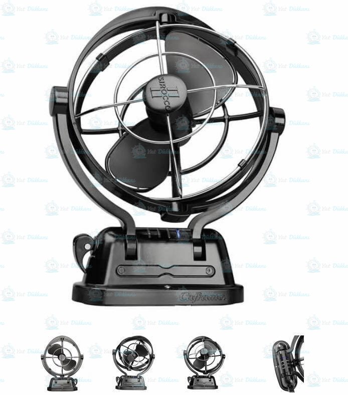 VANTİLATÖR - SİROCCO II - 12V - SİYAH