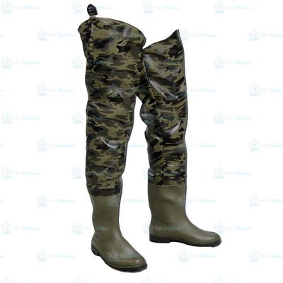 Kasık Çizme No:43 Kamuflaj PVC
