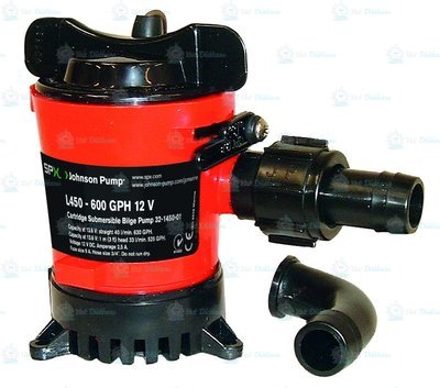 SPX JOHNSON PUMP UC SERİSİ L750 12V DC 3A FLATÖRLÜ SİNTİNE POMPASI