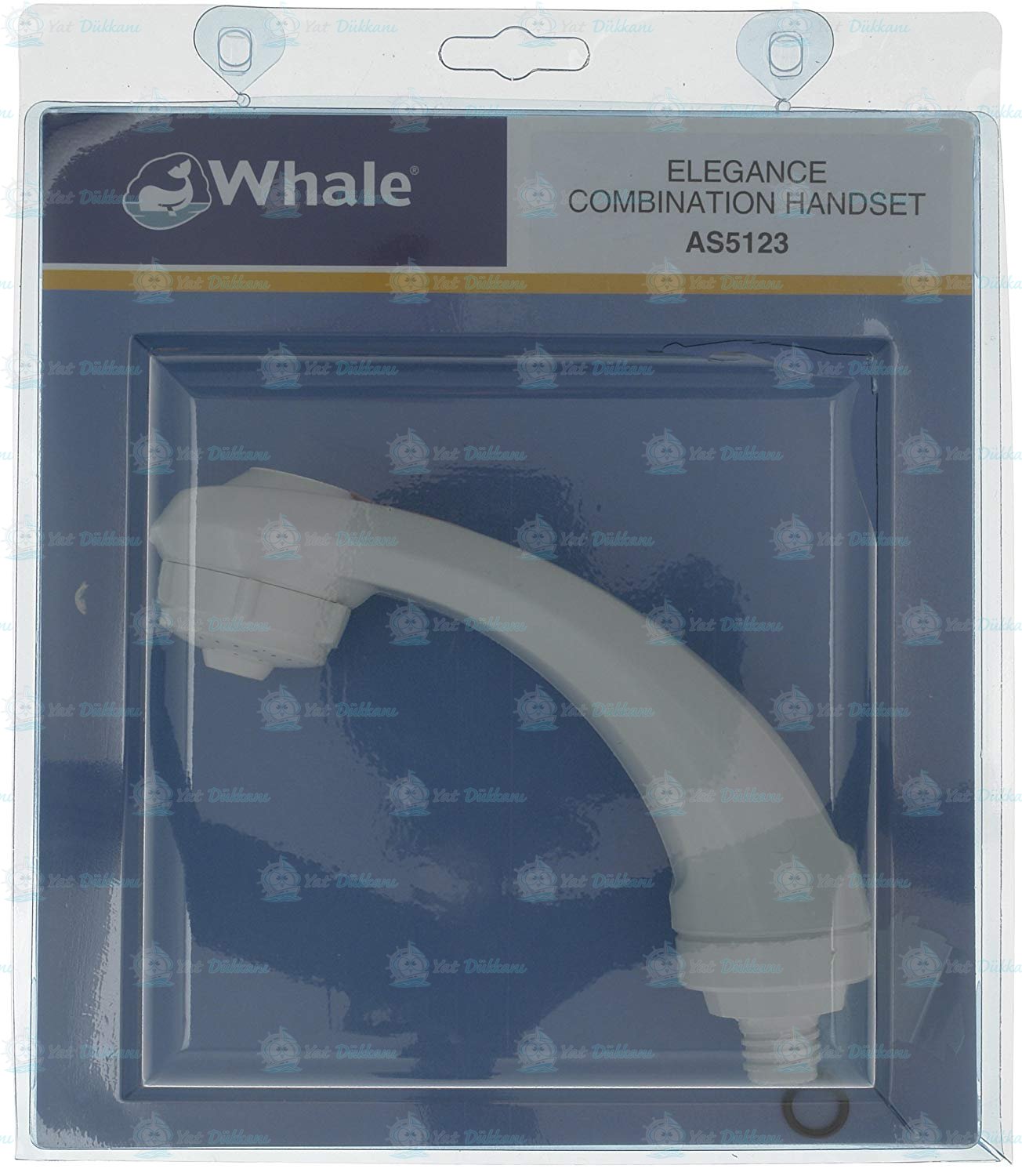 WHALE ELEGANCE COMBO SHOWER HANDSET WHITE - AS5123