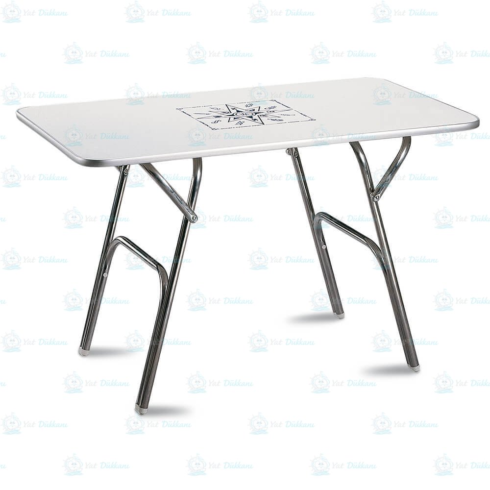 FORMA KATLANIR MASA - AYARLANABİLİR - MELAMİN TABLA - 120 X 75 CM