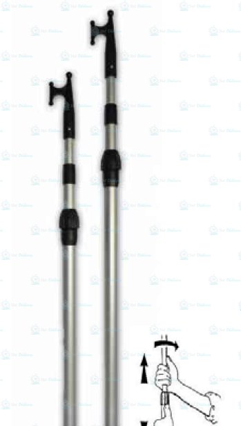 GÖNDER KANCASI TELESKOPİK Ø25-30-35mm,BOY117-300cm