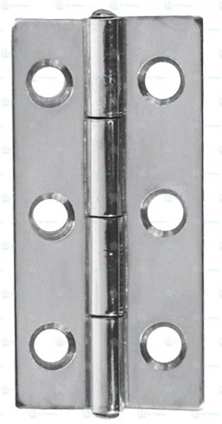 Paslanmaz Krom Yaprak Menteşe 75*45 mm