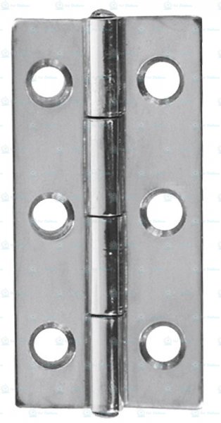 Paslanmaz Krom Yaprak Menteşe 75*45 mm